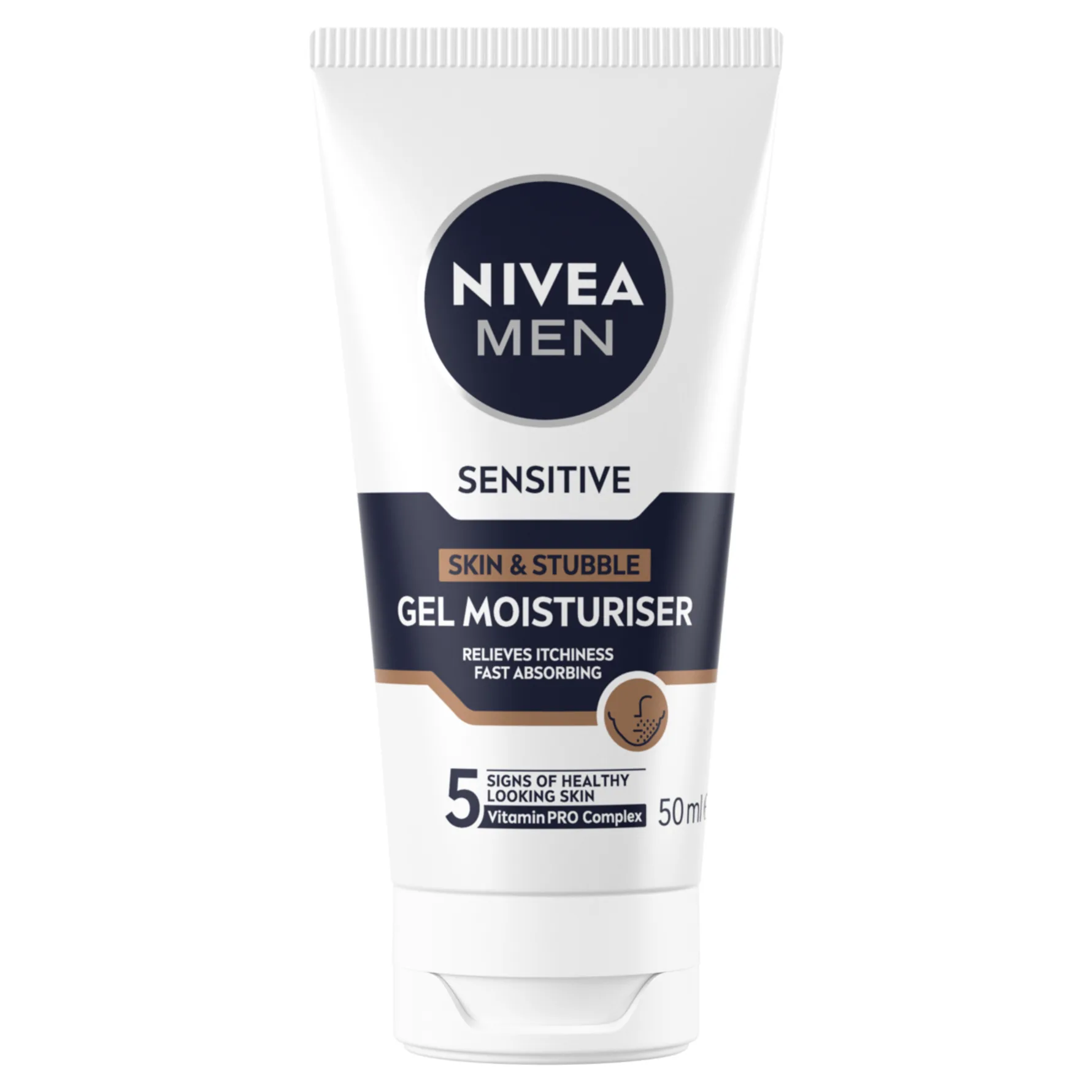 NIVEA Men Sensitive Skin & Stubble Gel Moisturiser 50ml