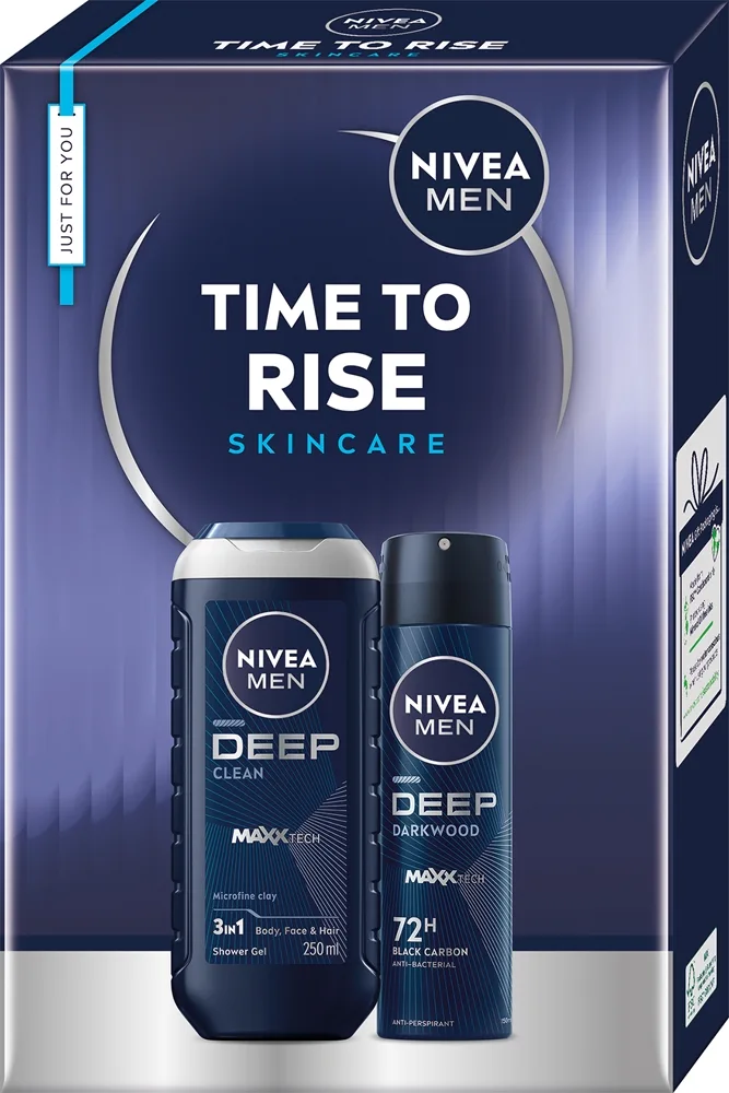 NIVEA MEN Time to Rise Geschenkset für den Körper