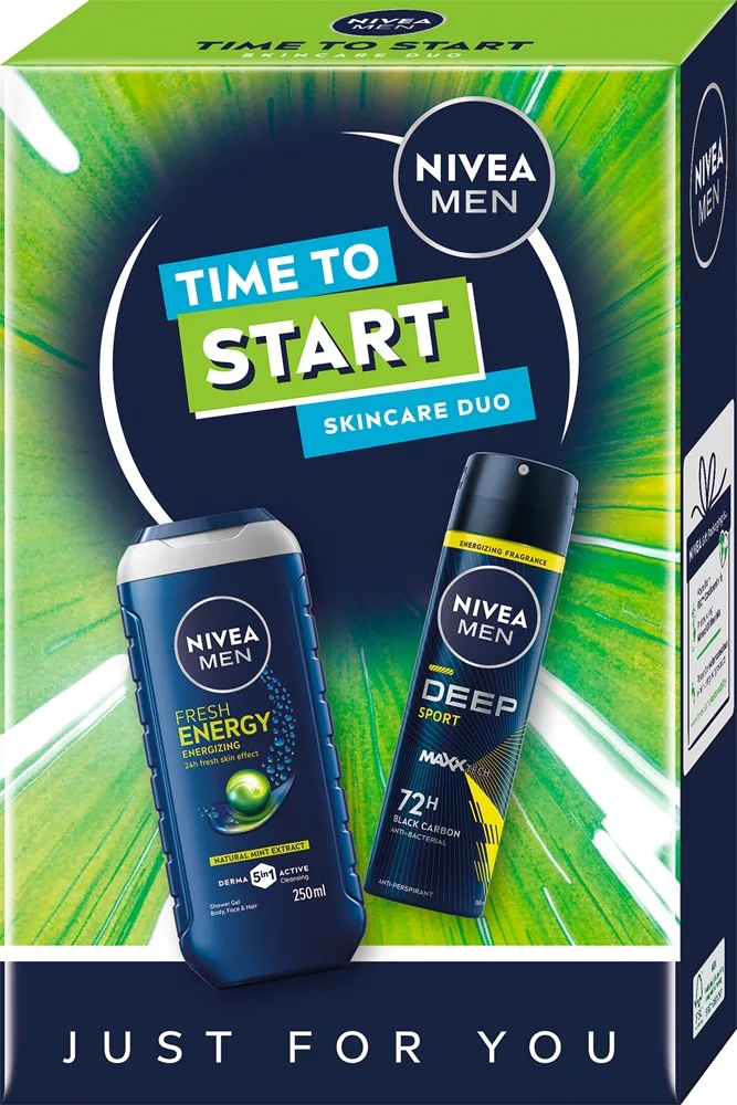 NIVEA MEN Time to Start Geschenkset für den Körper