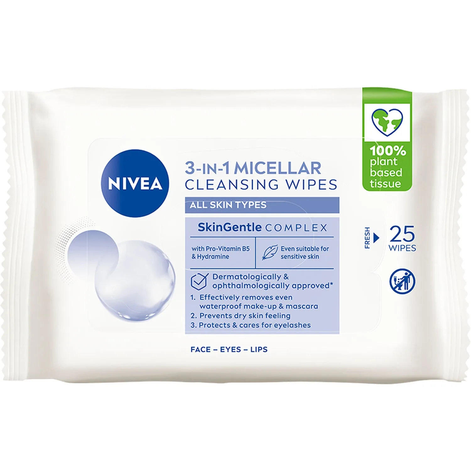NIVEA Micellar Cleansing Wipes 25pcs