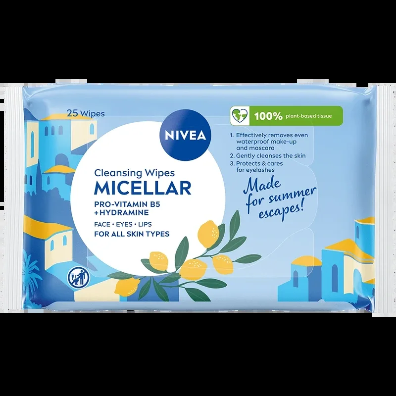 Nivea Micellar Cleansing Wipes 25 pcs