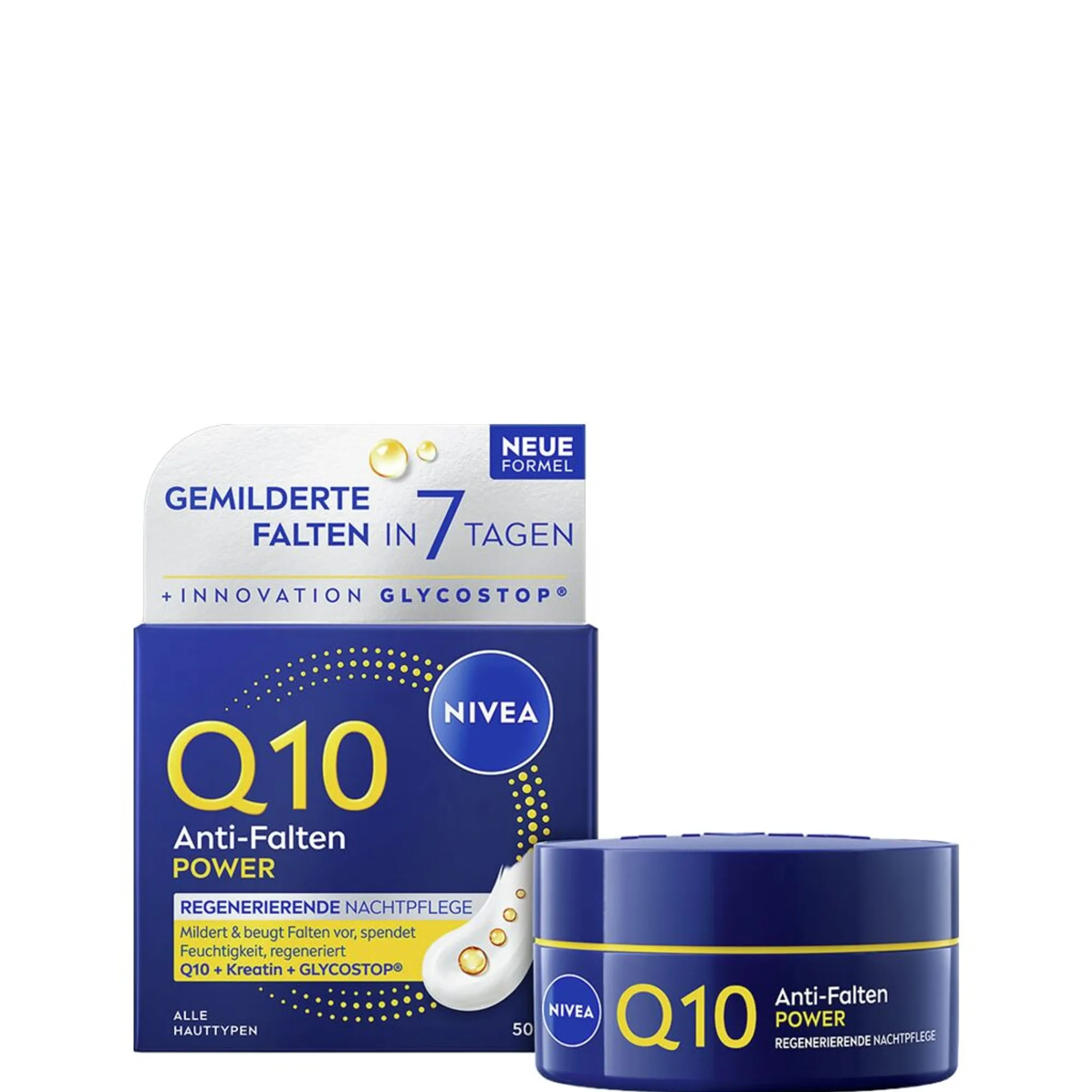 NIVEA Q10 antirynke power natpleje Natcreme