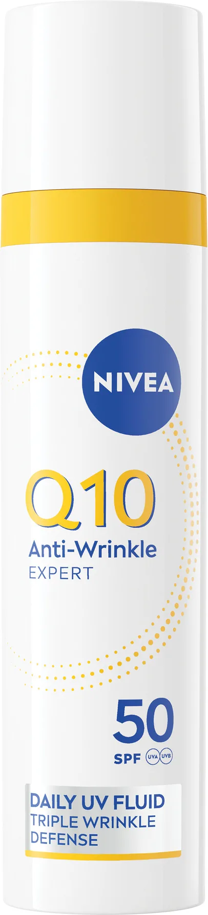 NIVEA Q10 Daycream Anti-Wrinkle Expert Daily UV Fluid SPF50 40 ml