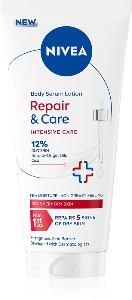 NIVEA Repair & Care Kroppsserum för intensiv återfuktning 200 ml