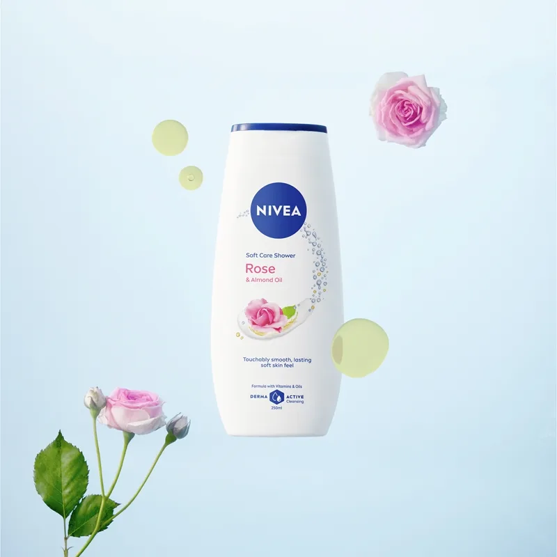 NIVEA Rose & Almond Oil Duschtvål 500 ml