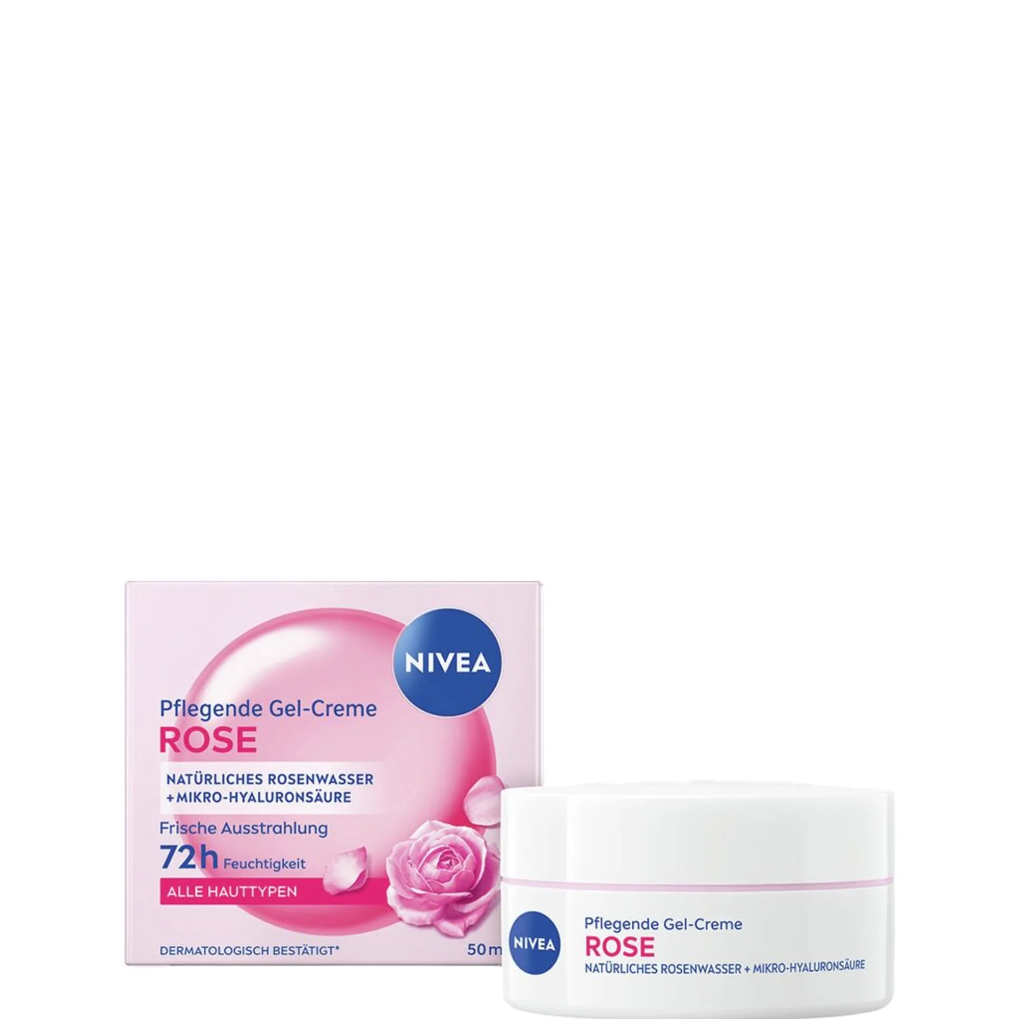 NIVEA Rosenvatten och Hyaluron ansiktsgel för dagvård Ansiktsgel