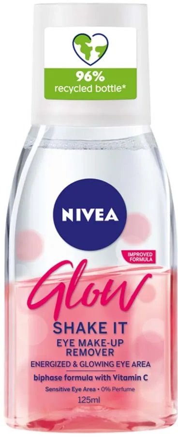 NIVEA Shake It Glow Eye Make-up Remover 125 ml
