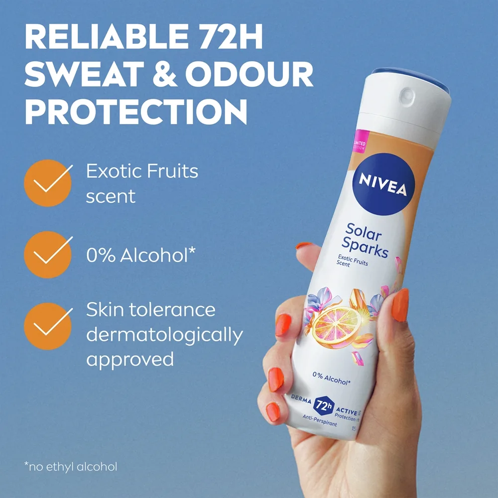 NIVEA Solar Sparks Antiperspirant Spray 150 ml