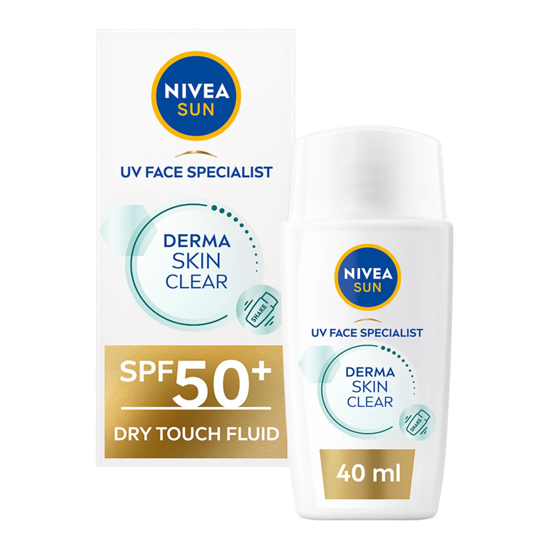 NIVEA SUN UV Face Derma Skin Clear SPF50+ 40 ml