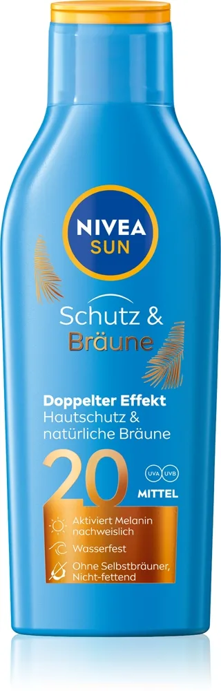 NIVEA SUN Protect & Bronze Intensive Sun Milk SPF 20 200 ml