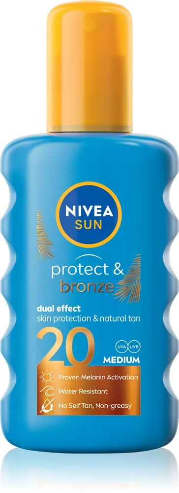 NIVEA SUN Protect & Bronze Intensiv solspray SPF 20 200 ml