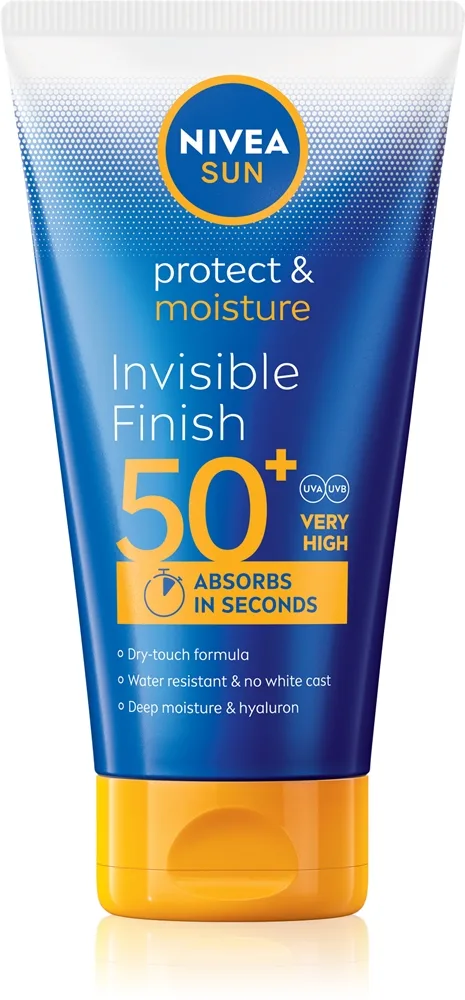NIVEA SUN Protect & Moisture Återfuktande solmjölk med hyaluronsyra SPF 50+ 150 ml