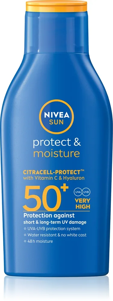 NIVEA SUN Protect & Moisture Återfuktande solmjölk SPF 50+ 100 ml