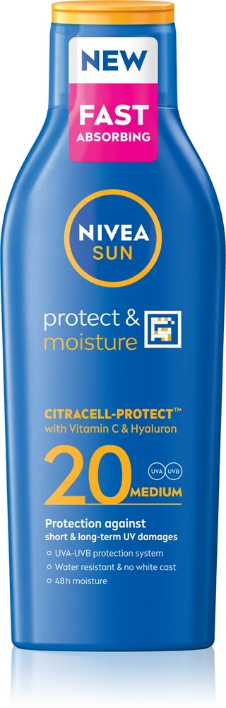 Nivea Sun Protect & Moisture Lotion SPF 20 200ml