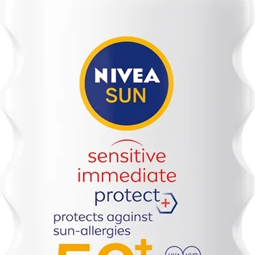 NIVEA SUN Sensitive Immediate Skyddssolskyddsmedel i spray SPF 50+ 200 ml