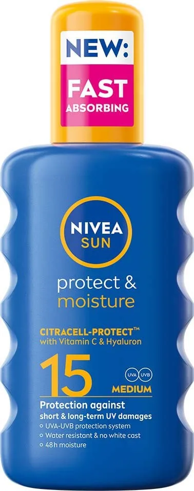 NIVEA Protect & Moisture Spray SPF 15