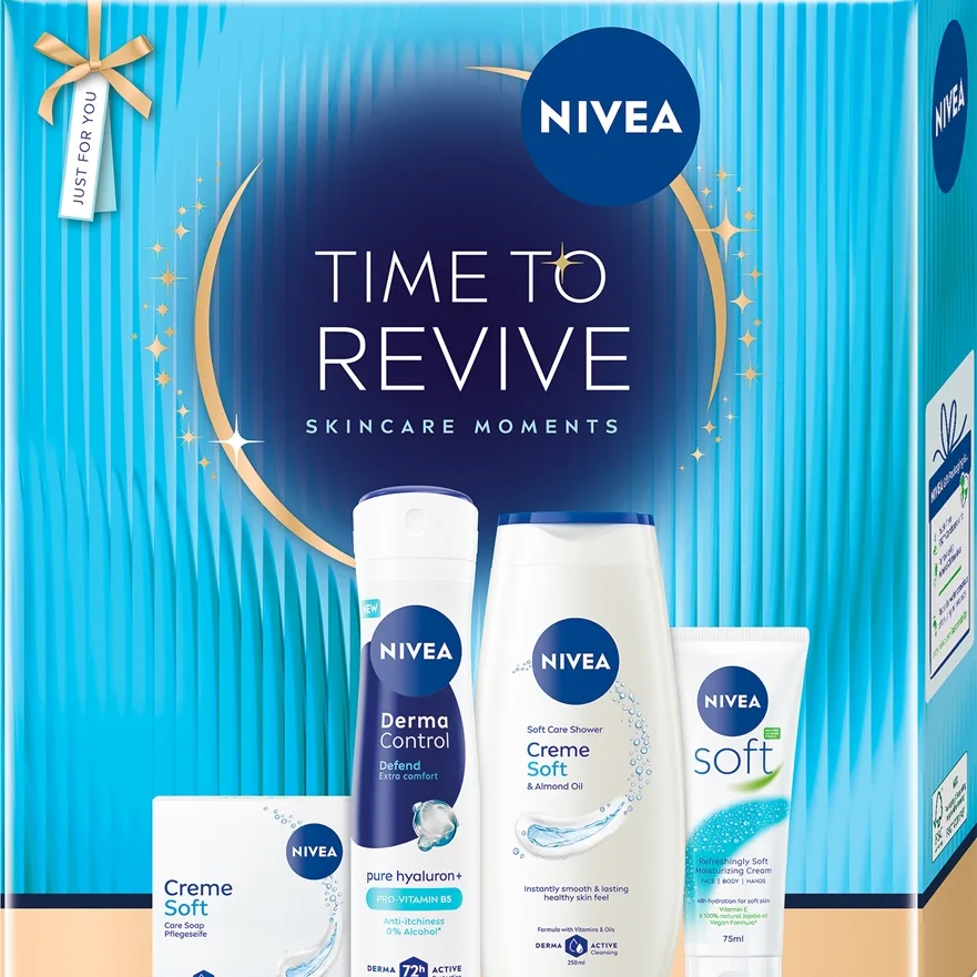 NIVEA Time to Revive Geschenkset für den Körper