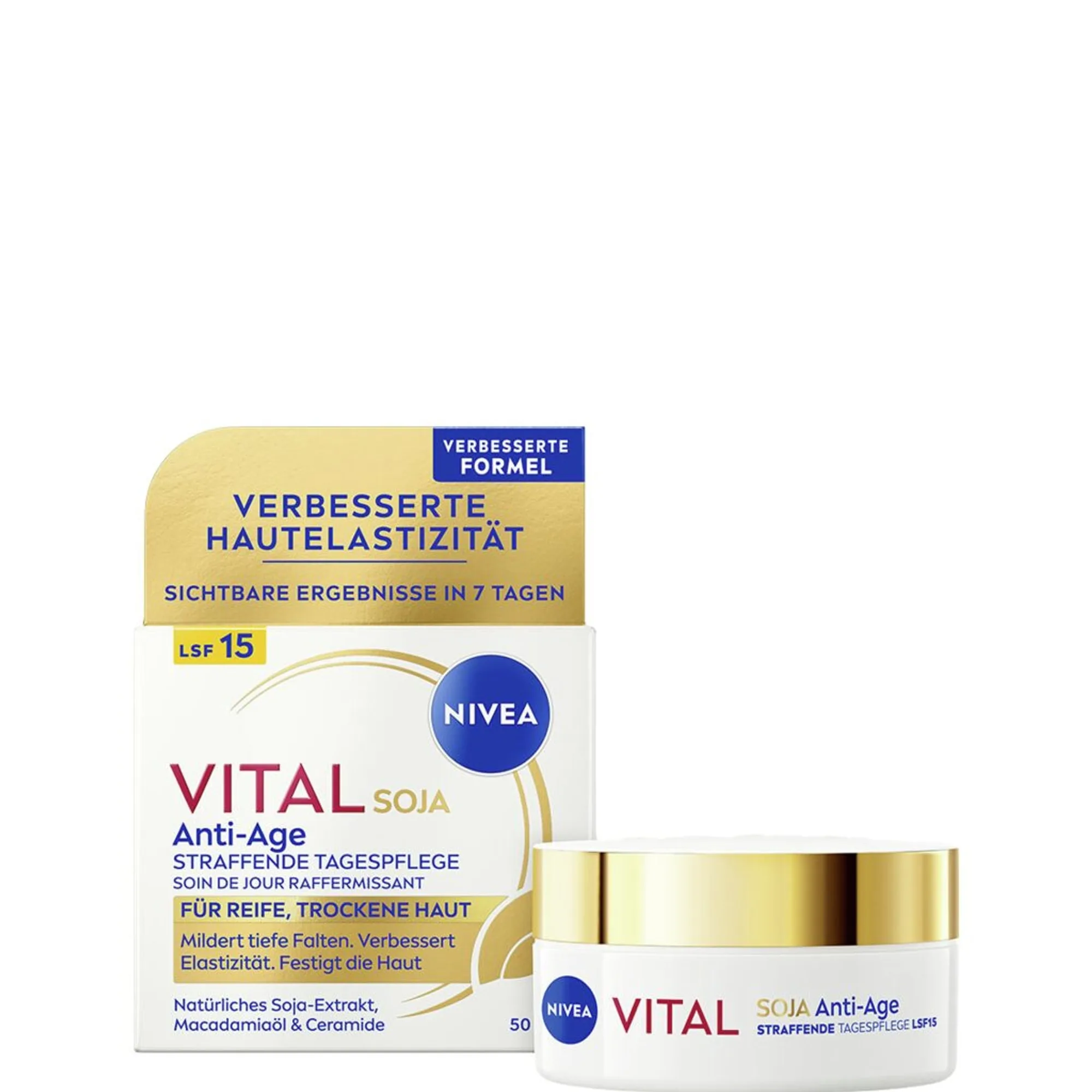 NIVEA Vital soja Anti-Age uppstramande dagkräm SPF 15 Dagkräm