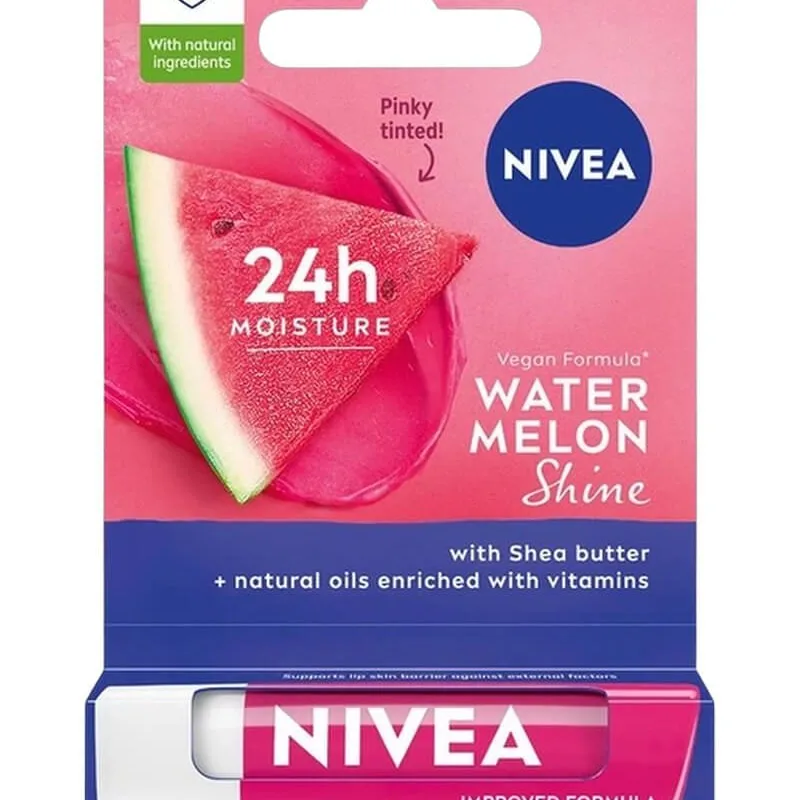 Nivea Watermelon Shine Caring Lip Balm 4 g