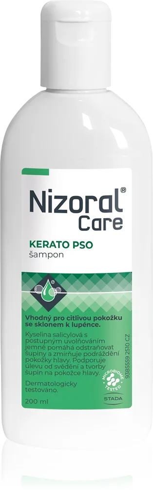 Nizoral Care Kerato PSO shampoo herkälle hiuspohjalle 200 ml