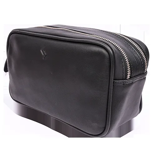 Njord Toilet Bag Goat Skin Black (1 stk)