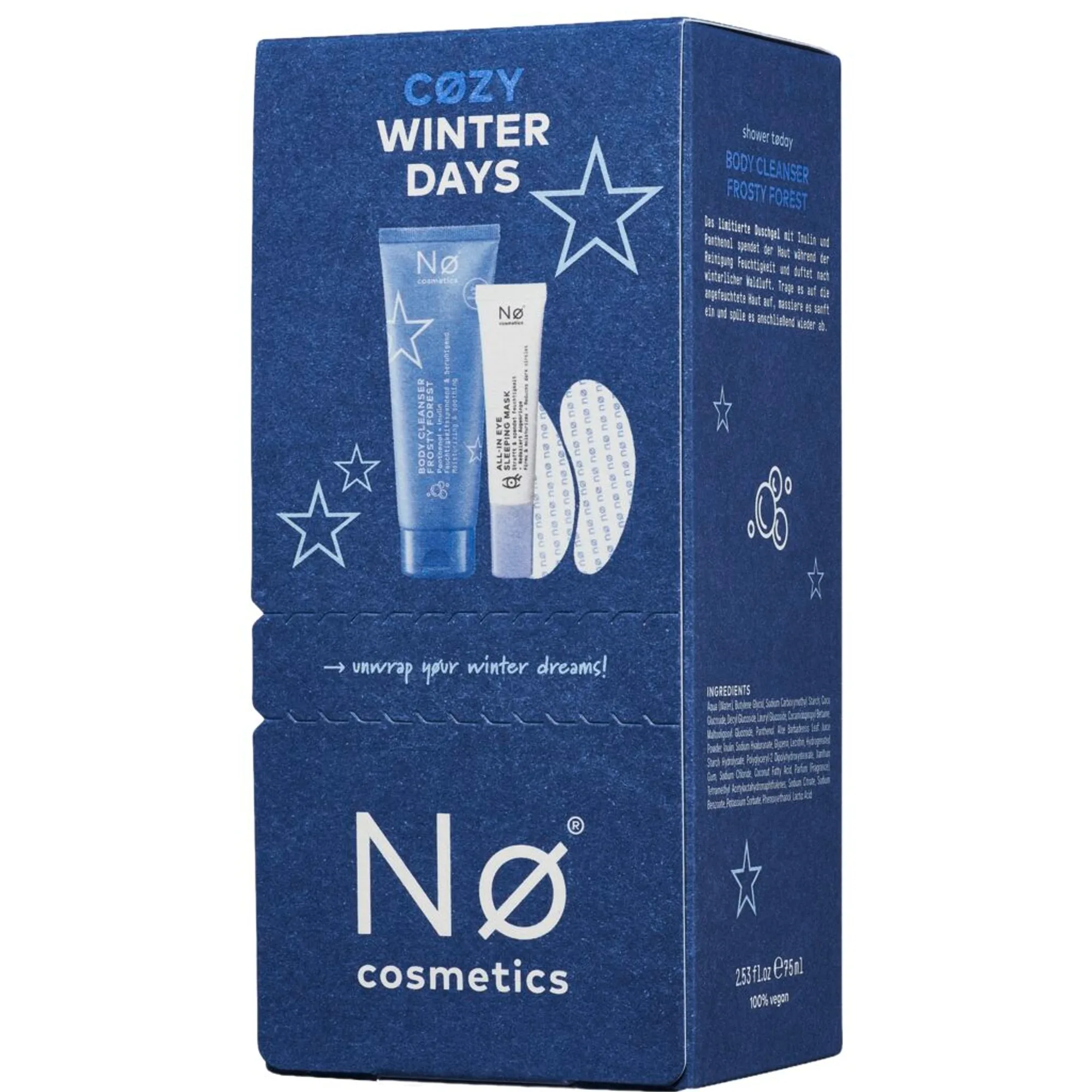 Nø Cosmetics ø Winterset 2026 groß bright Ansiktsvårdskit