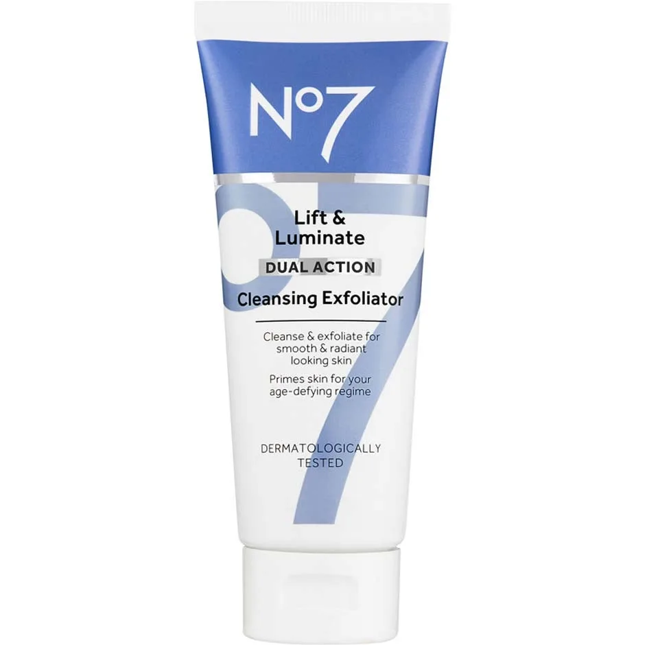 No7 Lift & Luminate Cleansing Exfoliator Cleansing Exfoliator for Refreshed and Luminous Skin - 100 ml