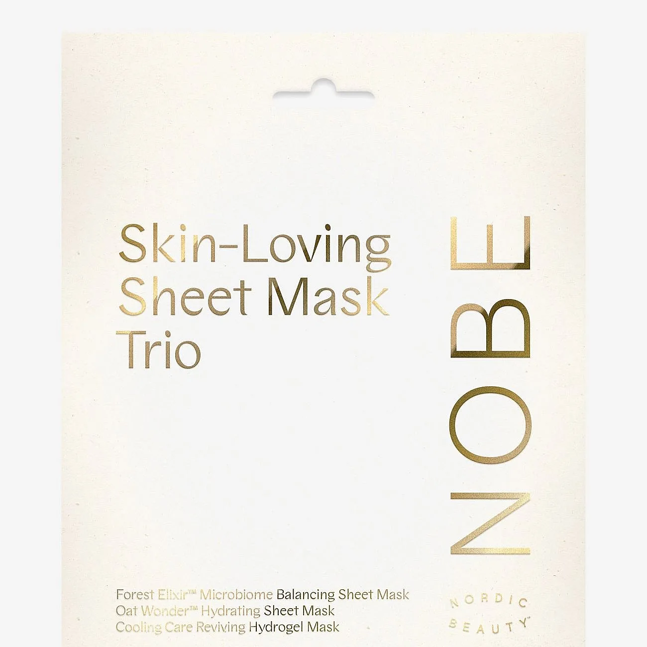 NOBE Nobe Skin-Loving Sheet Mask Trio - Nude - 3 PCS