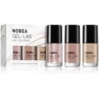 NOBEA Day-to-Day 3-Piece Gel-like Nail Polish set kynsilakkasetti Coffee Time