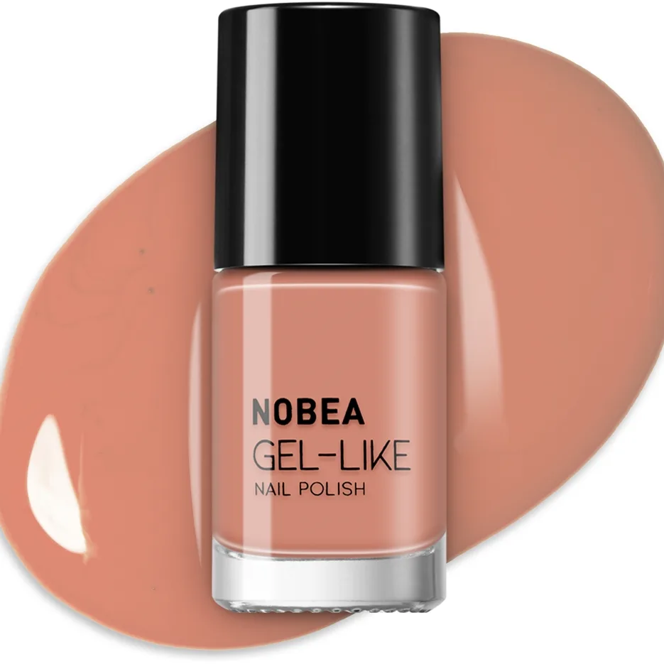NOBEA Day-to-Day Gel-like Nail Polish geelimäinen kynsilakka sävy Almond milk #N14 6 ml