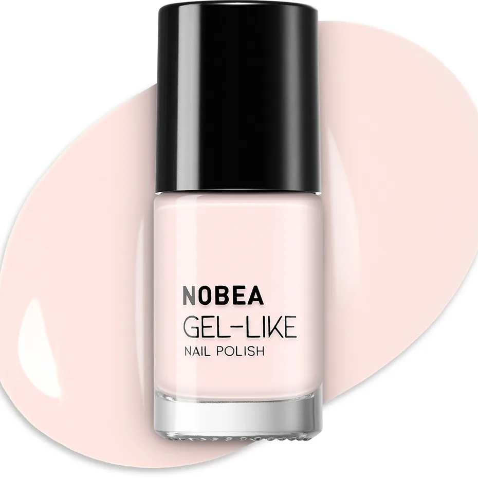 NOBEA Day-to-Day Gel-like Nail Polish geelimäinen kynsilakka sävy Antique white #N63 6 ml