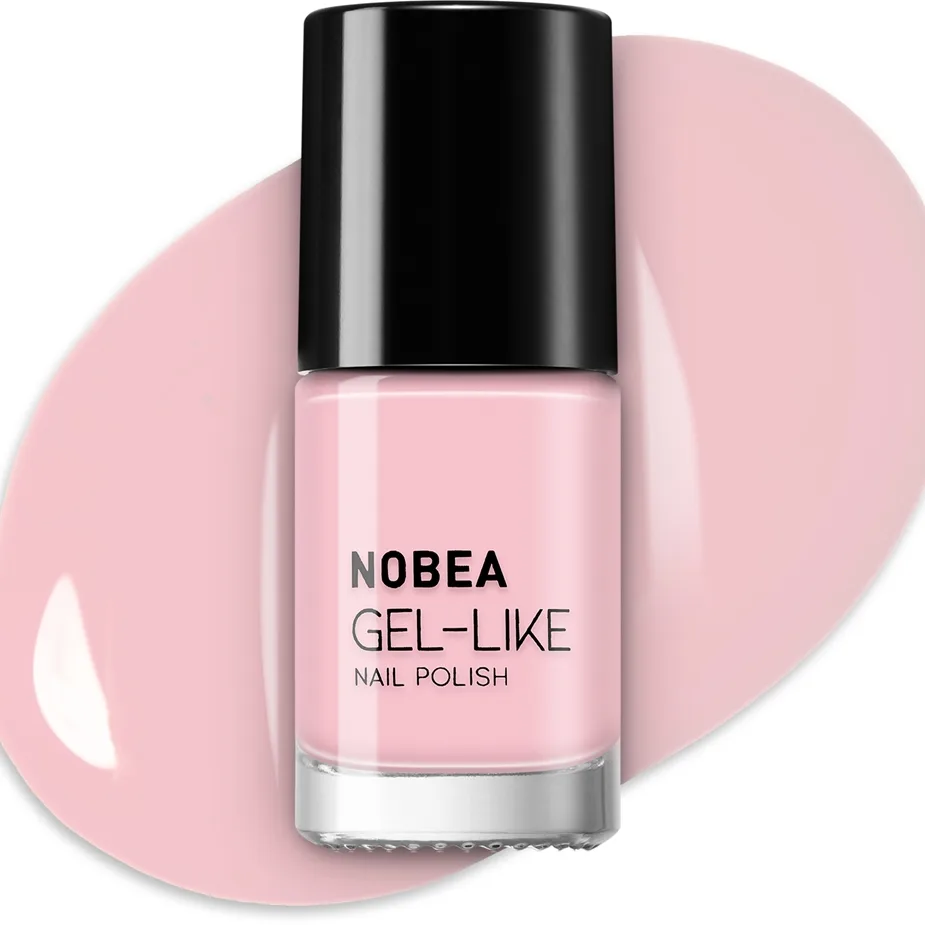 NOBEA Day-to-Day Gel-like Nail Polish geelimäinen kynsilakka sävy Base shade #N01 6 ml