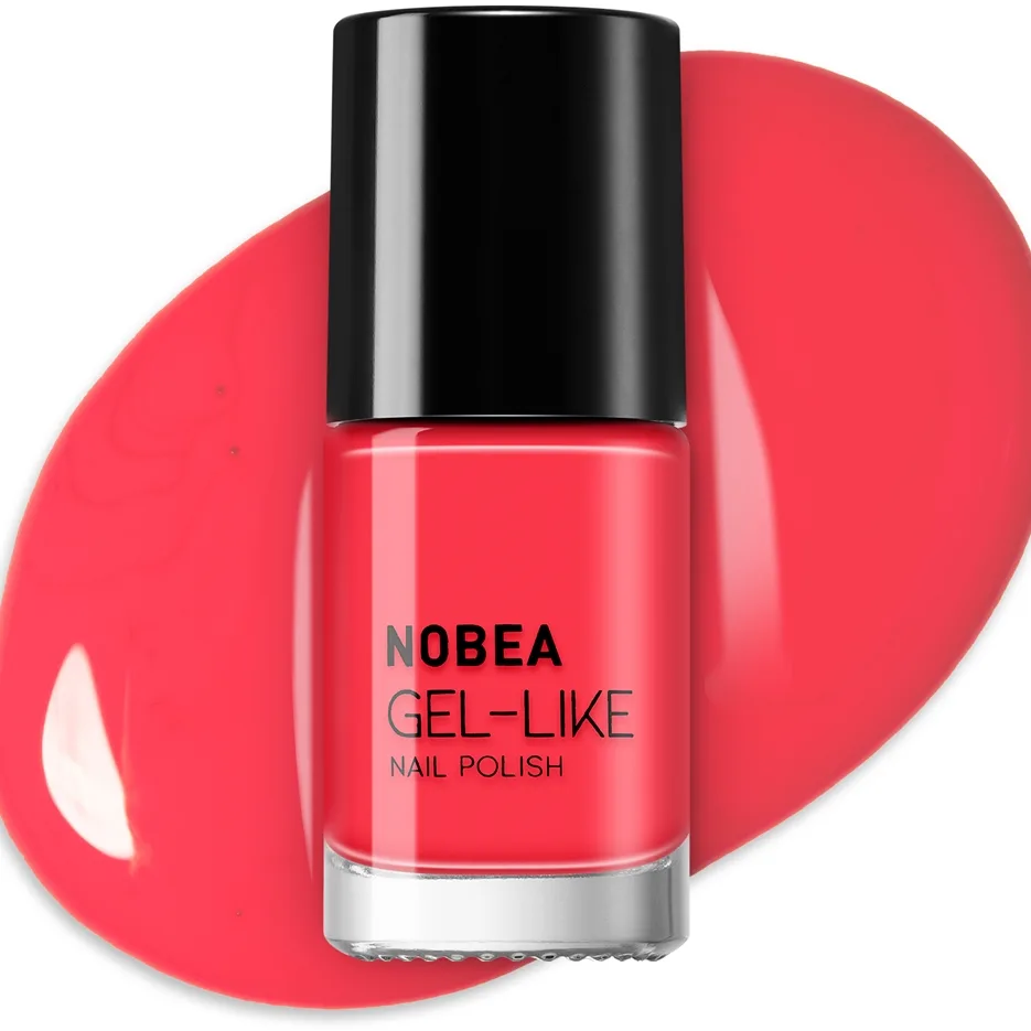 NOBEA Day-to-Day Gel-like Nail Polish geelimäinen kynsilakka sävy Dragonfruit #N07 6 ml