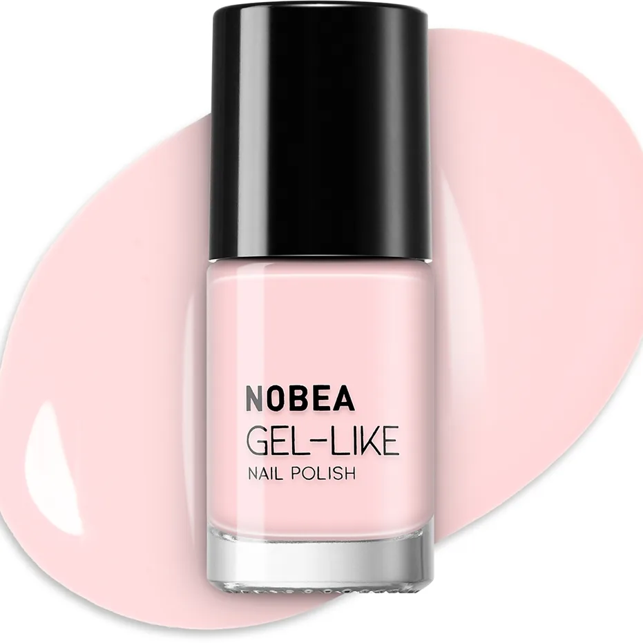 NOBEA Day-to-Day Gel-like Nail Polish geelimäinen kynsilakka sävy Mademoiselle nude #N48 6 ml