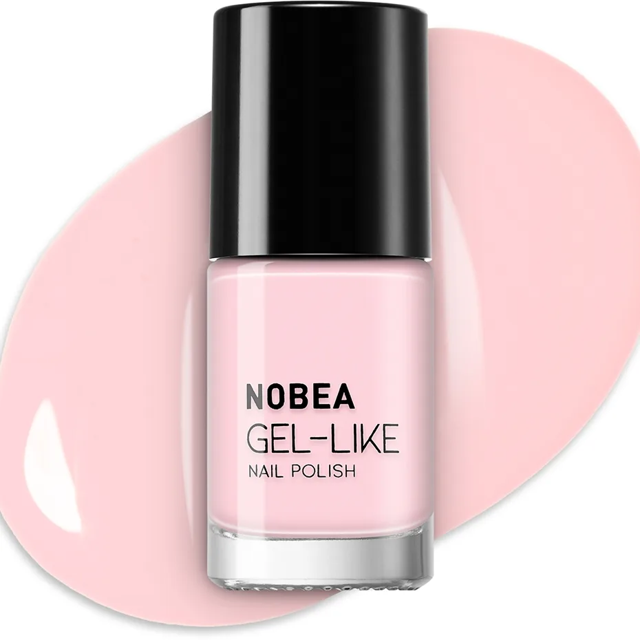 NOBEA Day-to-Day Gel-like Nail Polish geelimäinen kynsilakka sävy Misty rose #N59 6 ml
