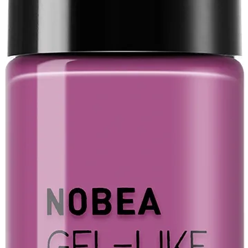 NOBEA Day-to-Day Gel-like Nail Polish geelimäinen kynsilakka sävy #N70 Pink orchid 6 ml