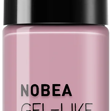NOBEA Day-to-Day Gel-like Nail Polish geelimäinen kynsilakka sävy Old style pink #N50 6 ml