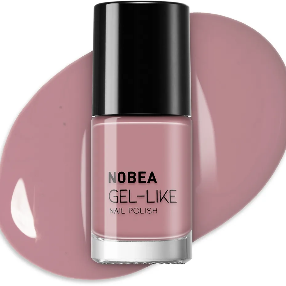 NOBEA Day-to-Day Gel-like Nail Polish geelimäinen kynsilakka sävy Sienna #N58 6 ml