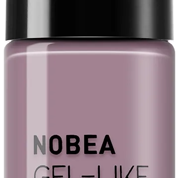 NOBEA Day-to-Day Gel-like Nail Polish geelimäinen kynsilakka sävy Thistle purple #N54 6 ml