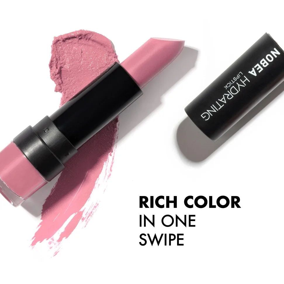 NOBEA Day-to-Day Hydrating Lipstick kosteuttava huulipuna sävy French Rose #L08 4,5 g