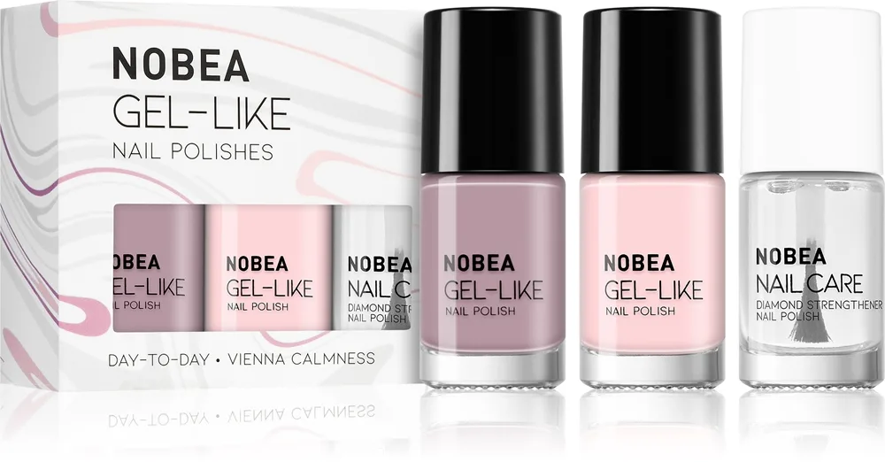 NOBEA Day-to-Day Vienna Calmness Set kynsilakkasetti 3x6 ml