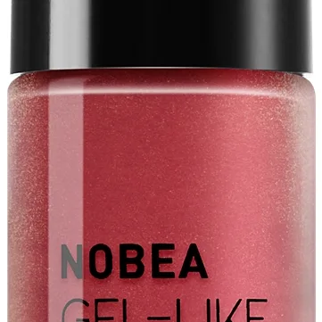 NOBEA Metal Gel-like Nail Polish geelimäinen kynsilakka sävy Sunset coral #N53 6 ml