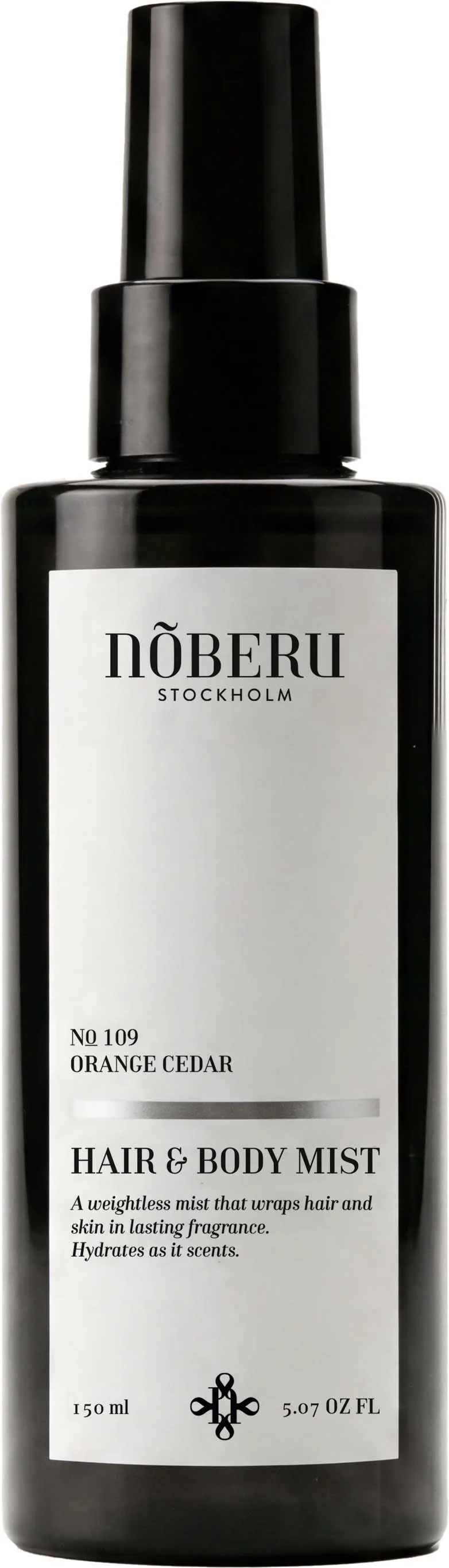 Nõberu Stockholm Hair & Body Mist Orange Cedar 150 ml