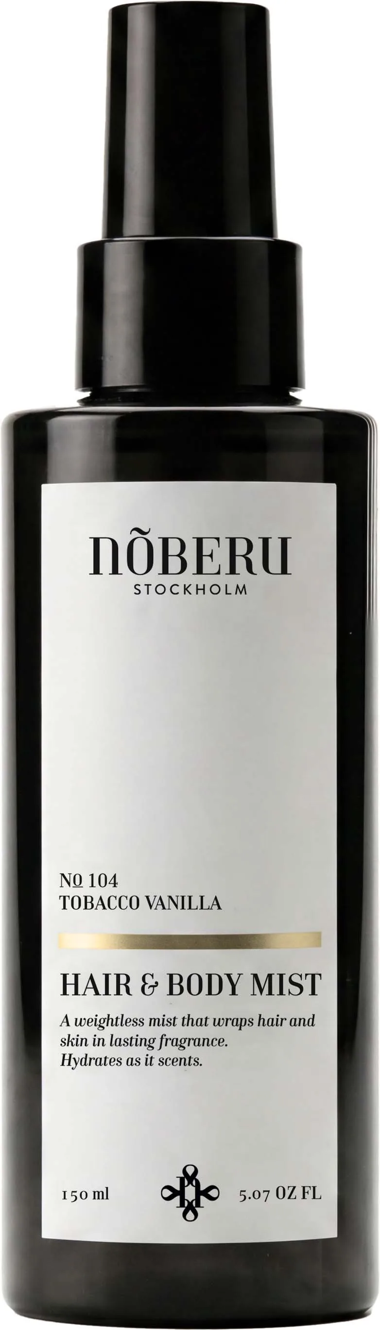 Nõberu Stockholm Hair & Body Mist Tobacco Vanilla 150 ml