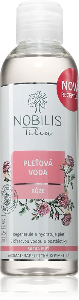 Nobilis Tilia Face Lotion Rose kosteuttava kasvovesi ikääntymisen ehkäisyyn 200 ml
