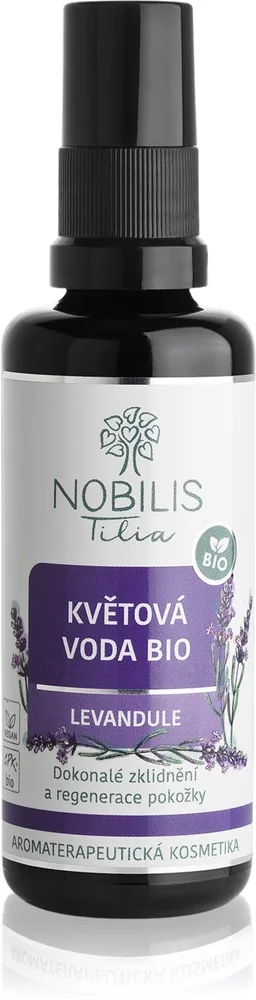 Nobilis Tilia Floral Water BIO Levandule kasvovesi rauhoittava vaikutus 50 ml
