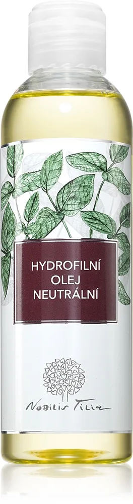 Nobilis Tilia Hydrophilic Oil Neutrální Rengöringsolja för fläckfri hud 200 ml