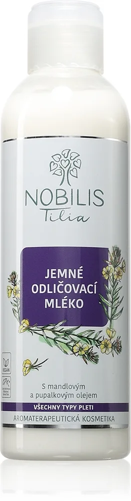Nobilis Tilia Jemné Odličovací Mléko Rengöringsmjölk med vårdande effekt 200 ml