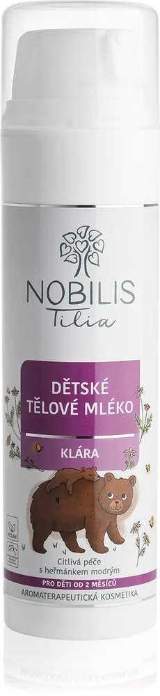 Nobilis Tilia Kids' Care Klára Närande fuktgivande kroppslotion Med kamomill 200 ml