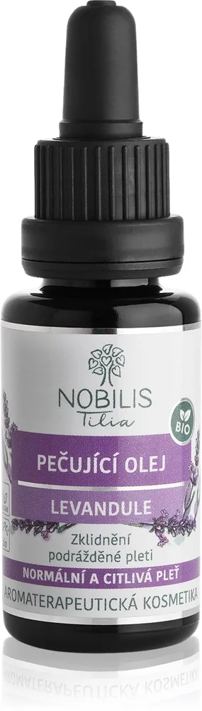 Nobilis Tilia Obličejový olej Levandulový elvyttävä luomu kasvoöljy, laventeli 20 ml